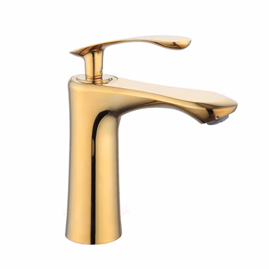 Sample Available Gold Color Brass Basin Faucet Saso Approval From Bochmann Factory